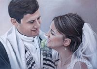 Hochzeitportr&auml;t - Pastell